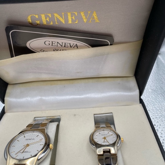 Geneva quartz watch set of His and Her’s watches - Picture 3 of 11